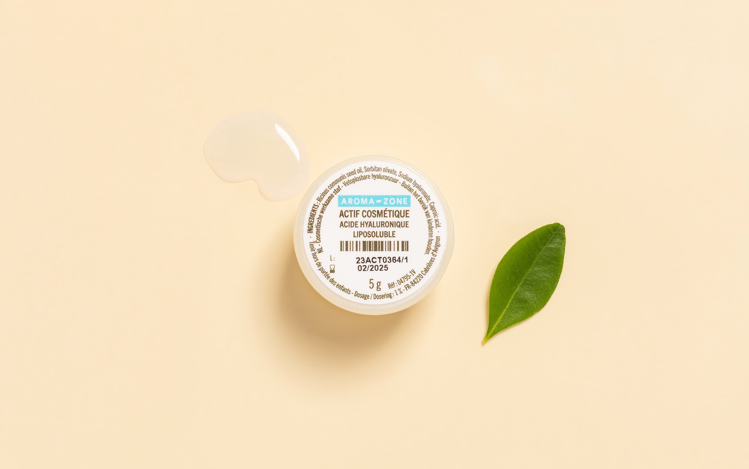 Actif cosmétique Acide hyaluronique liposoluble